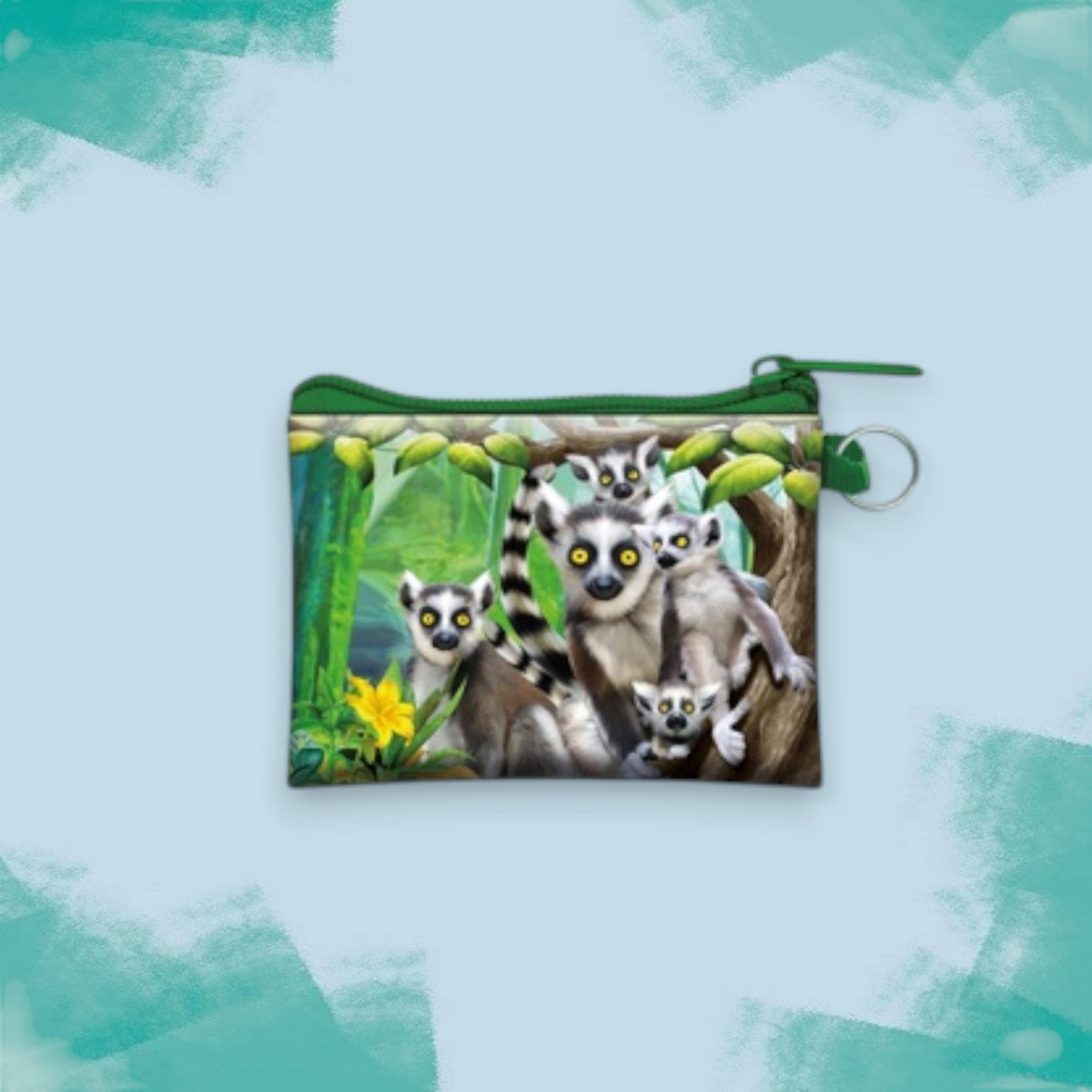 Ring-Tailed Lemur 3D Coin Purse