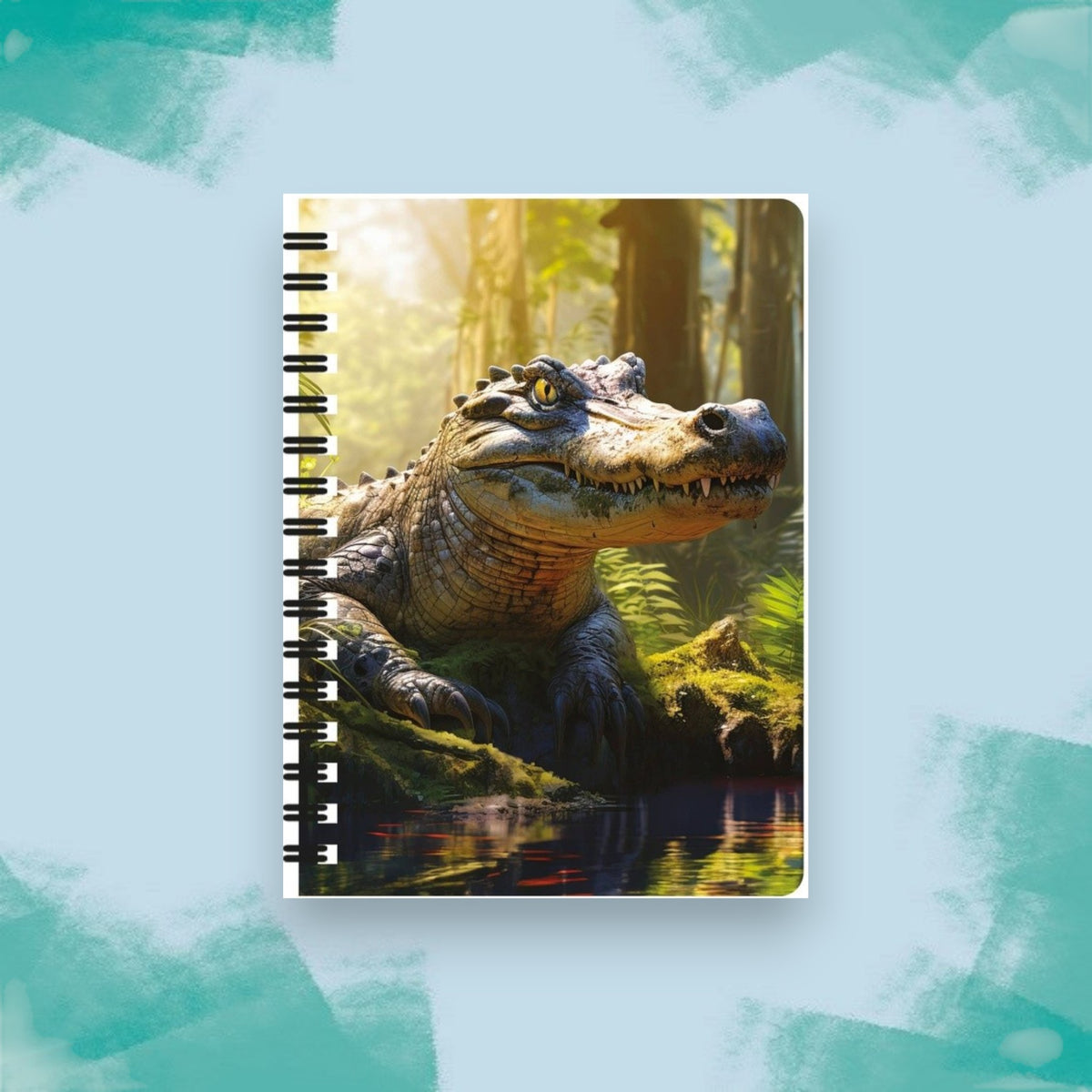 3D Crocodile Notebook