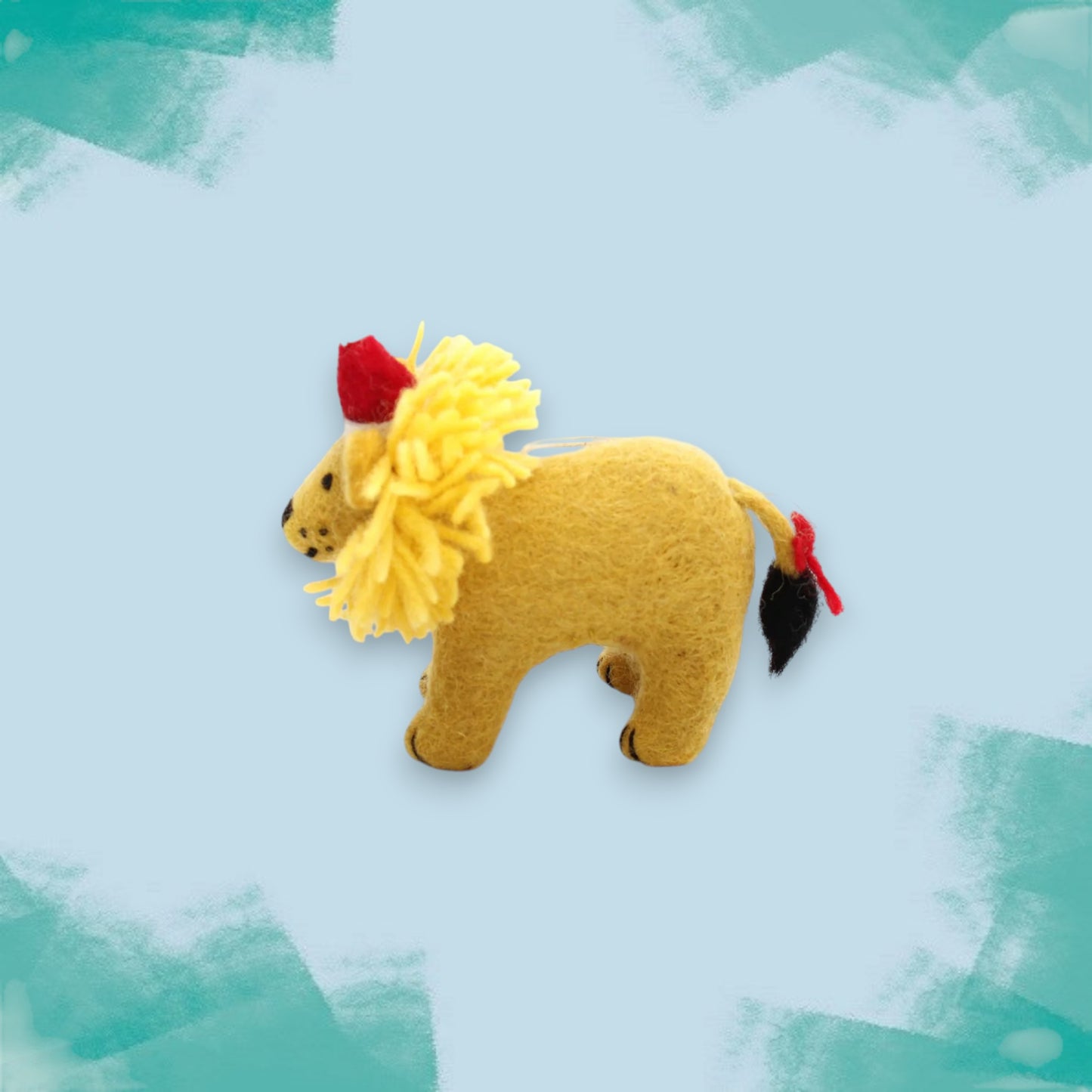 Lion Felt Christmas Decoration