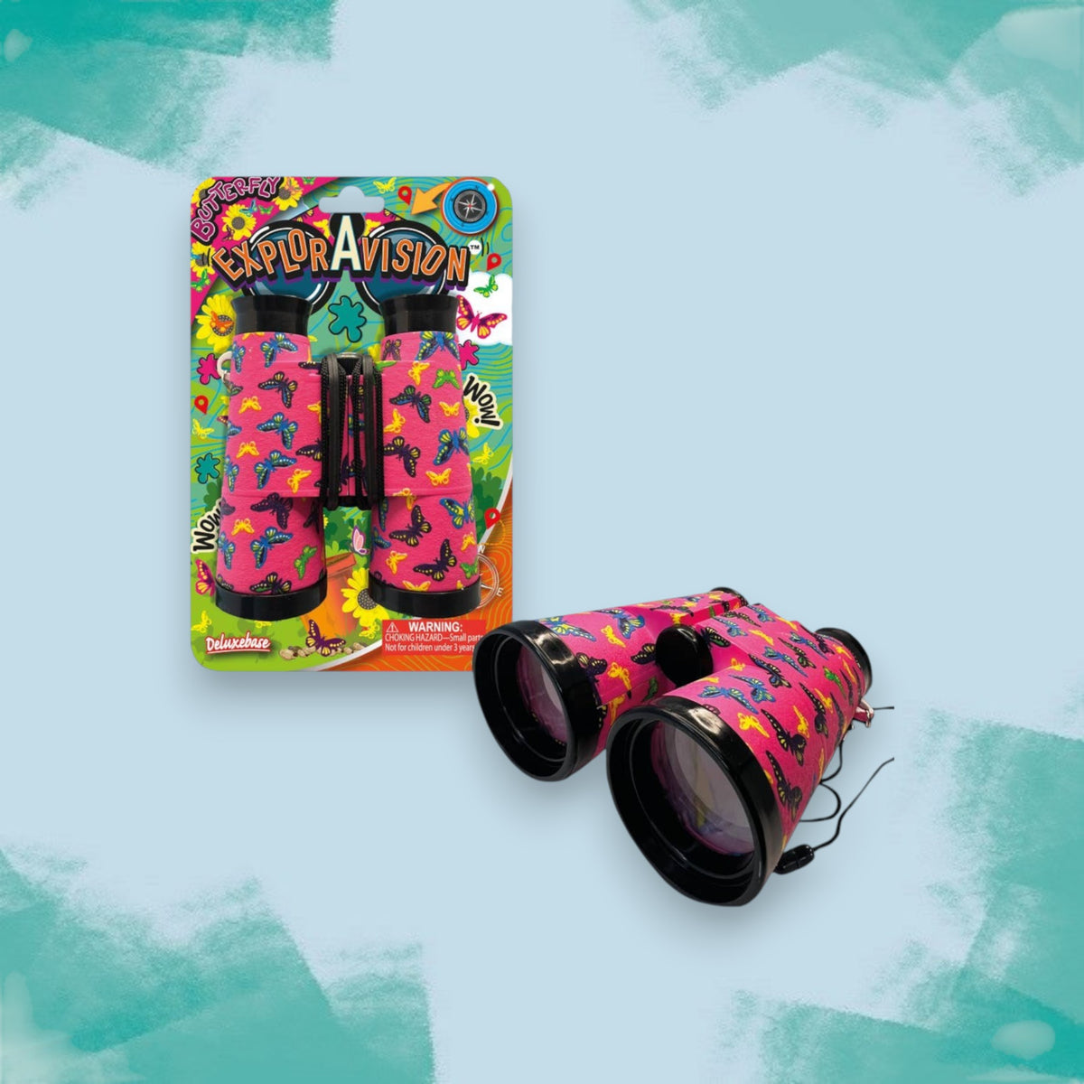 Exploravision Kids Binoculars - Butterfly Print