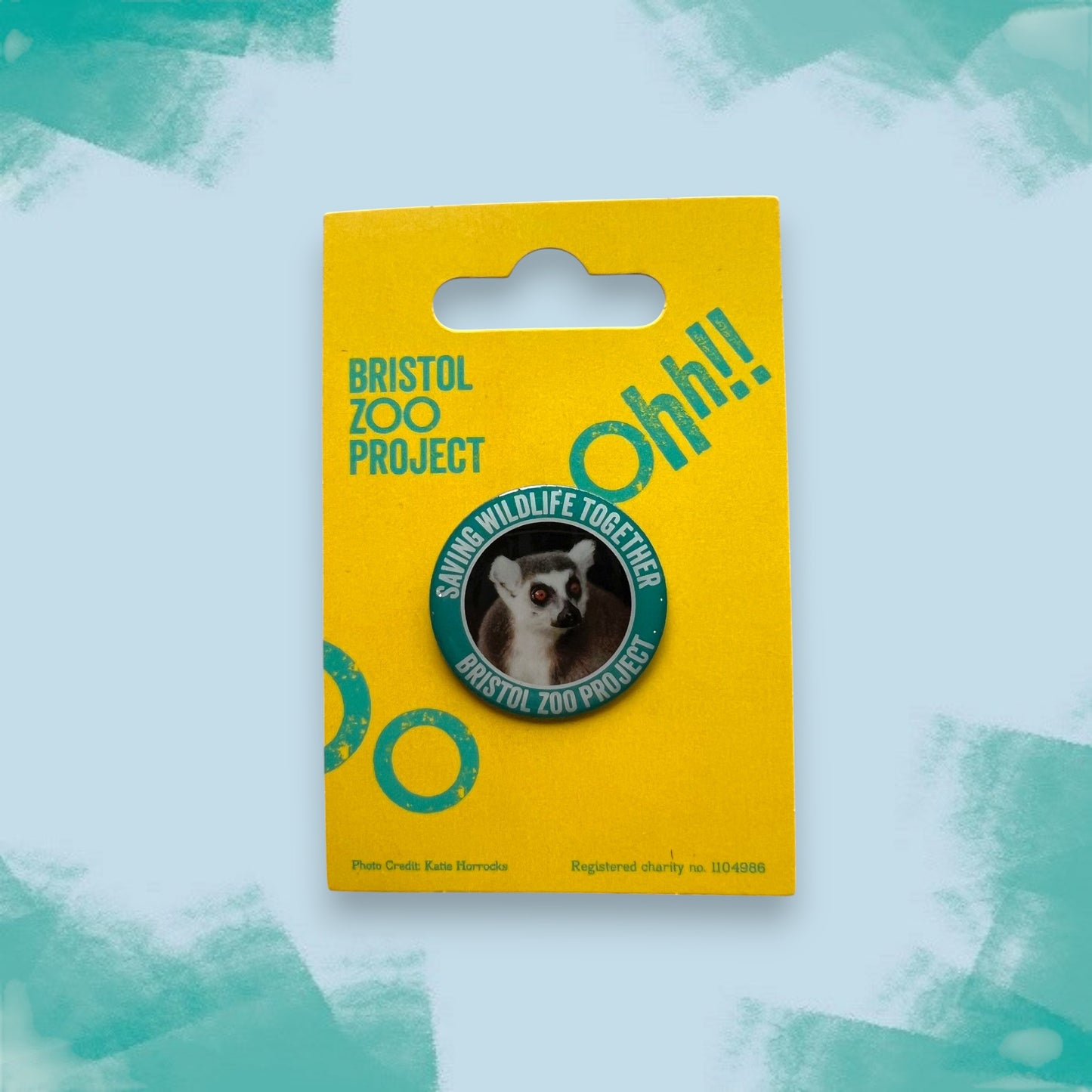 Bristol Zoo Project Pin Badge - Lemur