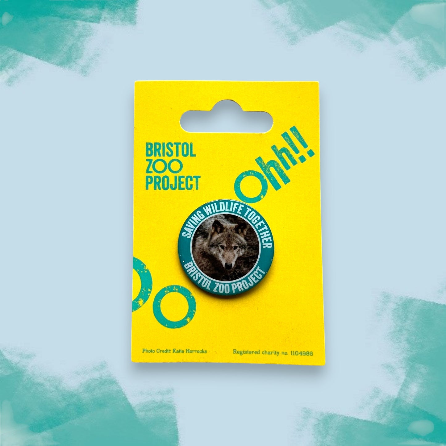 Bristol Zoo Project Pin Badge - Wolf