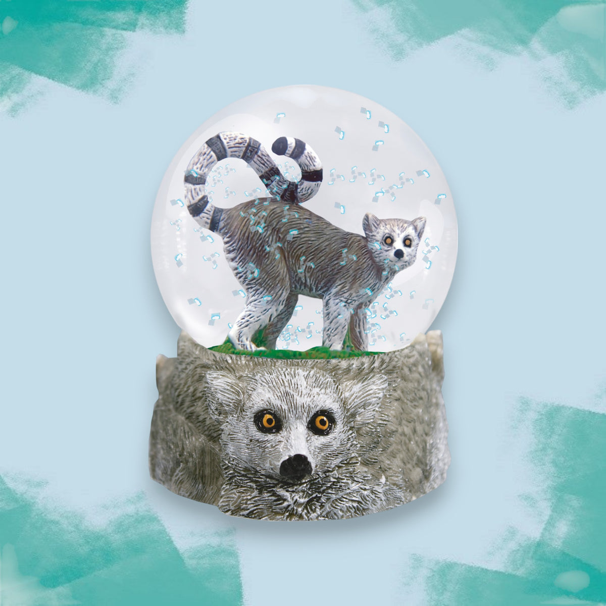 Ring Tailed Lemur Snow Globe