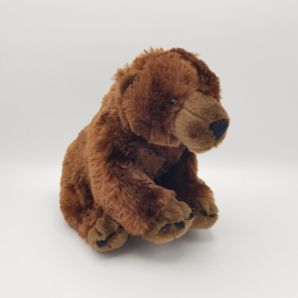 Medium plush soft eco brown bear toy