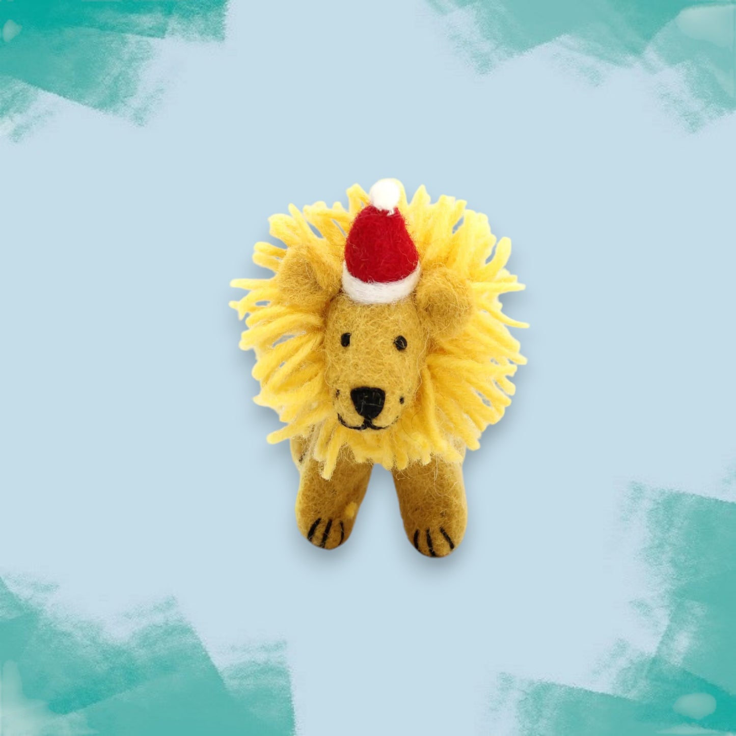 Lion Felt Christmas Decoration