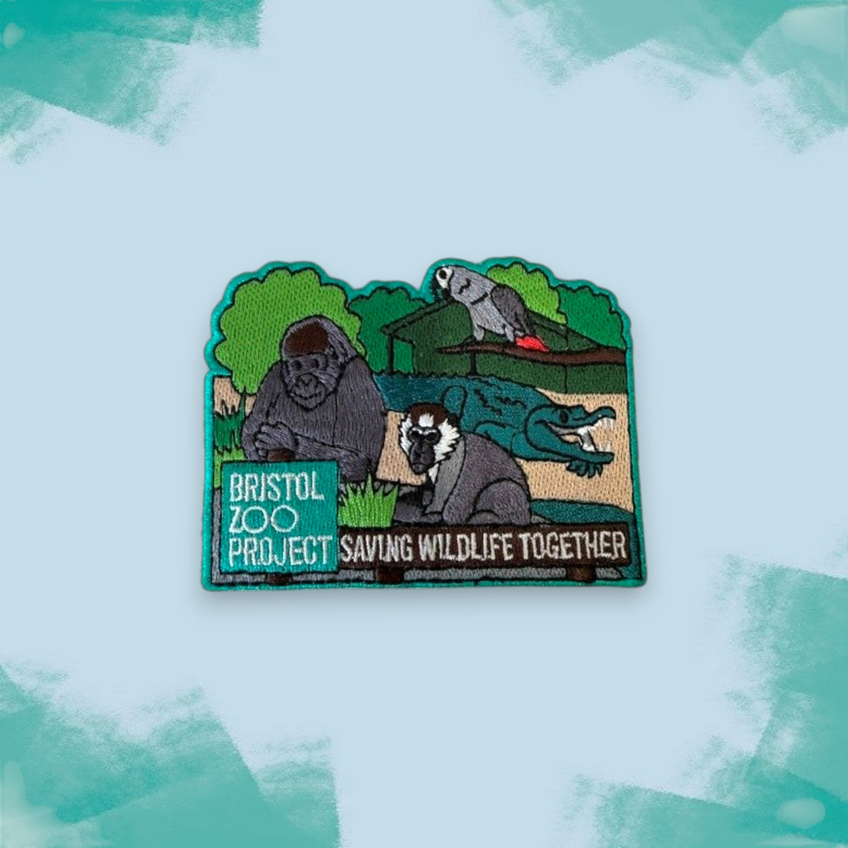 African Forest Iron on Patch