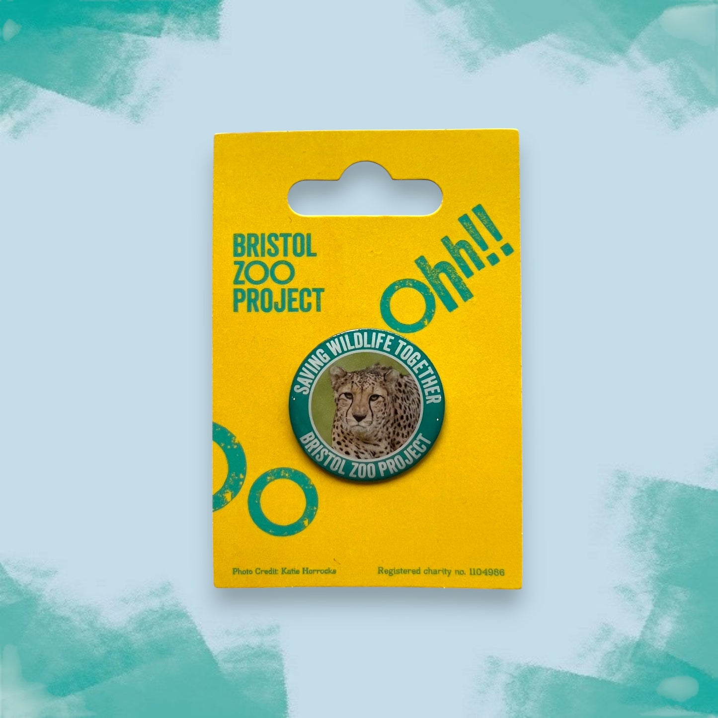 Bristol Zoo Project Pin Badge - Cheetah