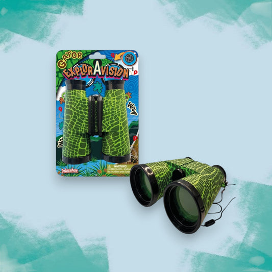 Exploravision Kids Binoculars - Crocodile Print