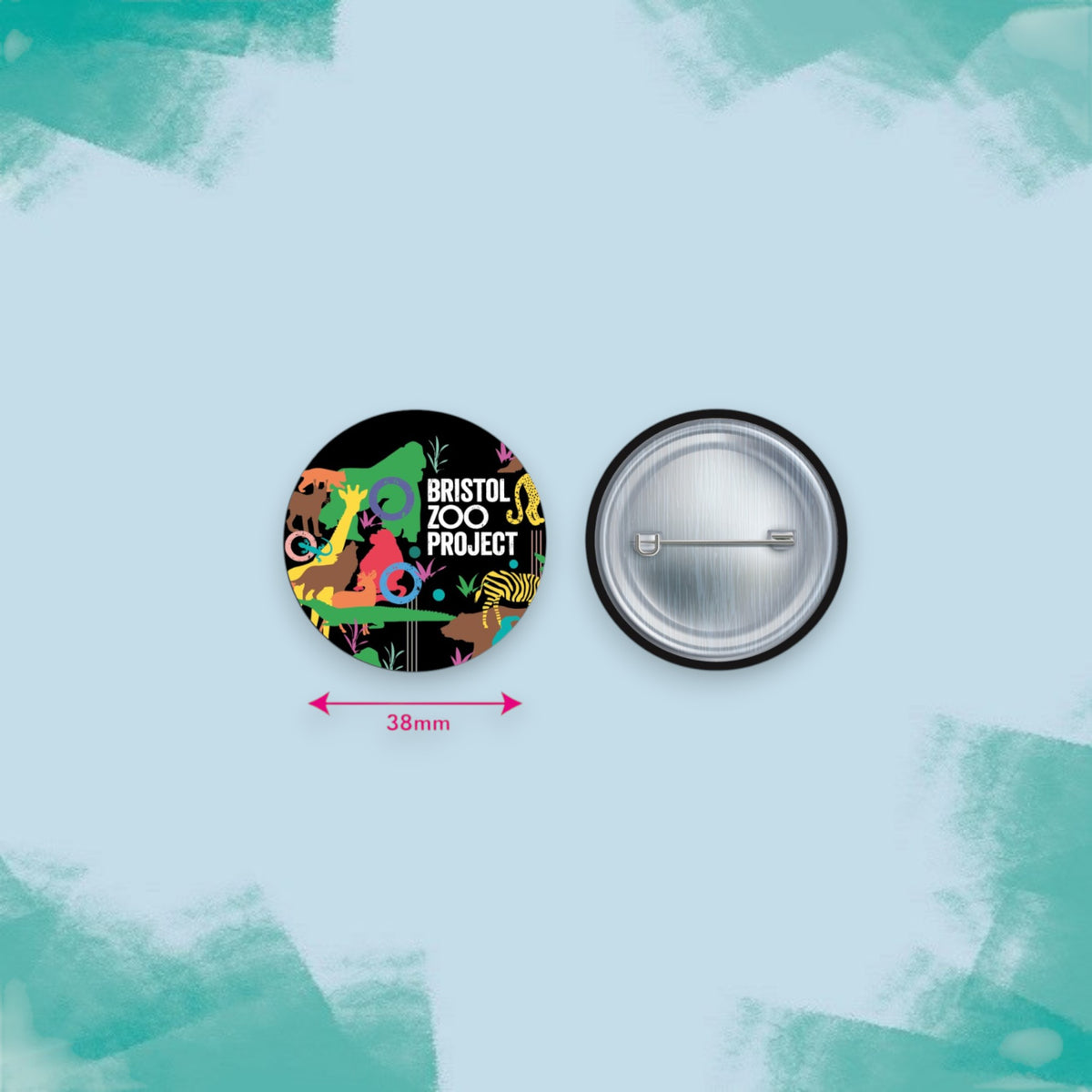 Bristol Zoo Project Bright Button Badge