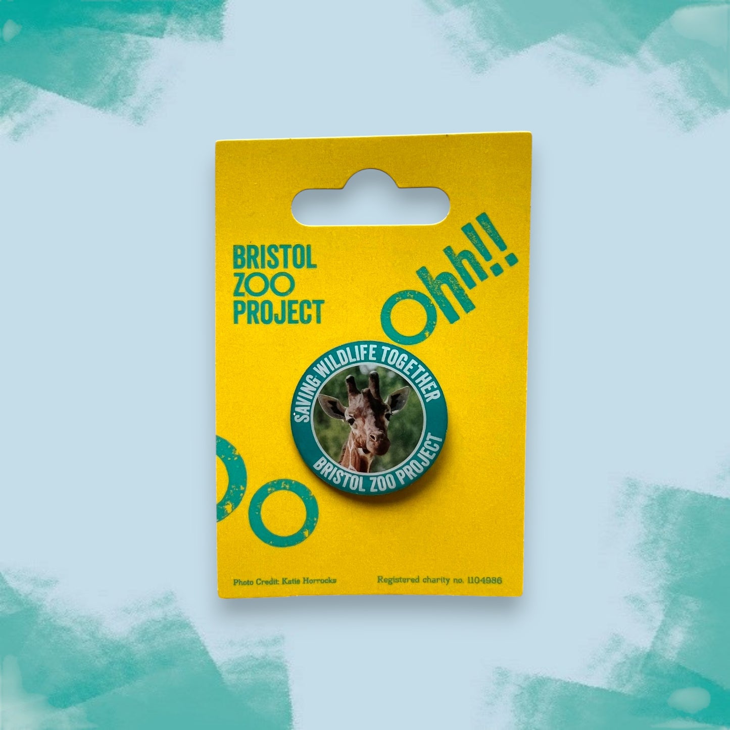 Bristol Zoo Project Pin Badge - Giraffe