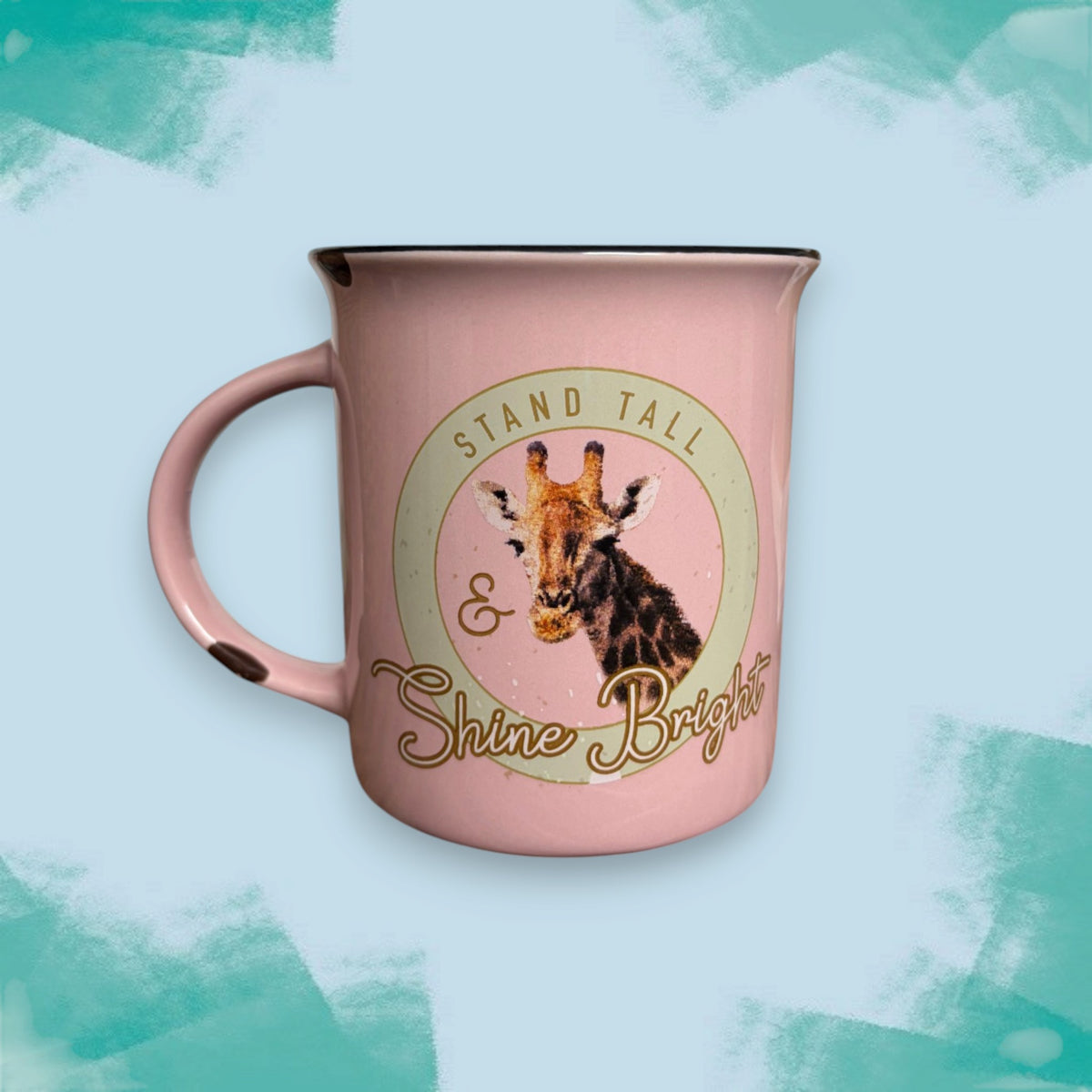 Giraffe Slogan Mug