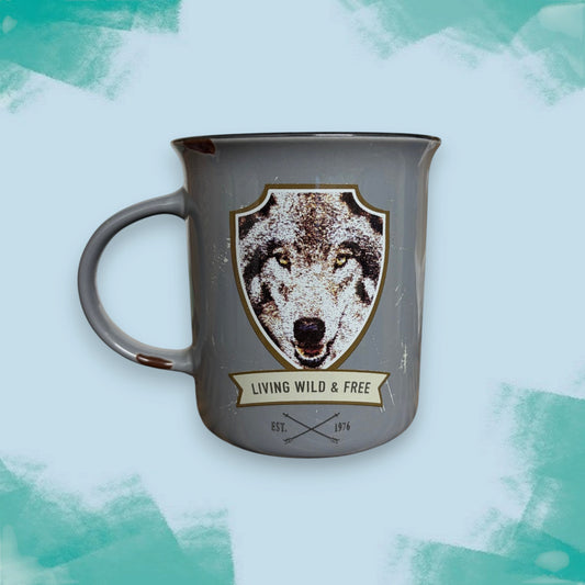 Wolf Slogan Mug