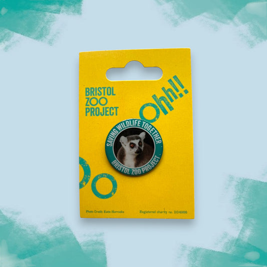 Bristol Zoo Project Pin Badge - Lemur