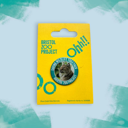 Bristol Zoo Project Pin Badge - Lynx