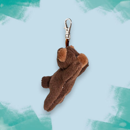 Small Brown Bear Soft Keyring