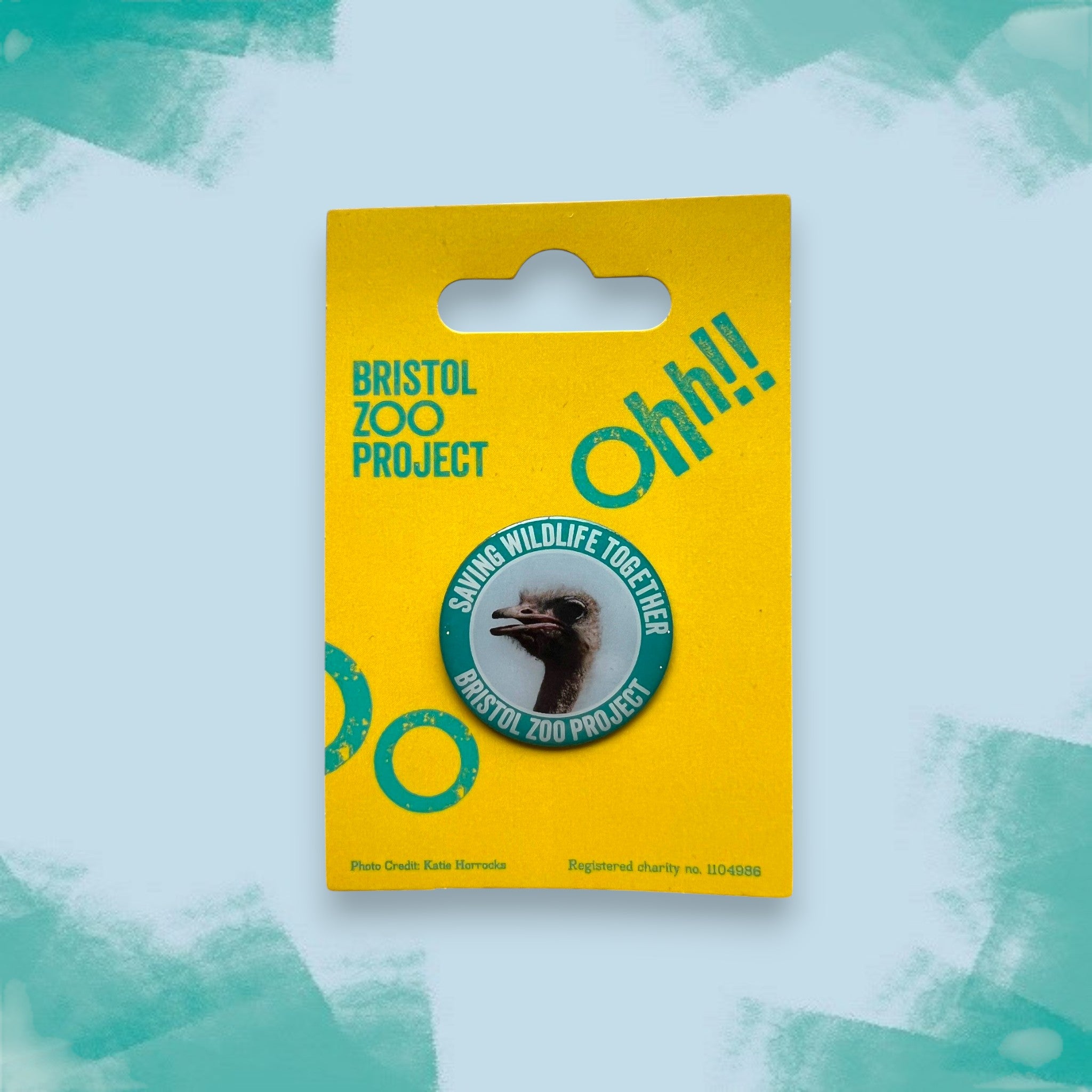 Bristol Zoo Project Pin Badge - Ostrich – Bristol Zoological Society