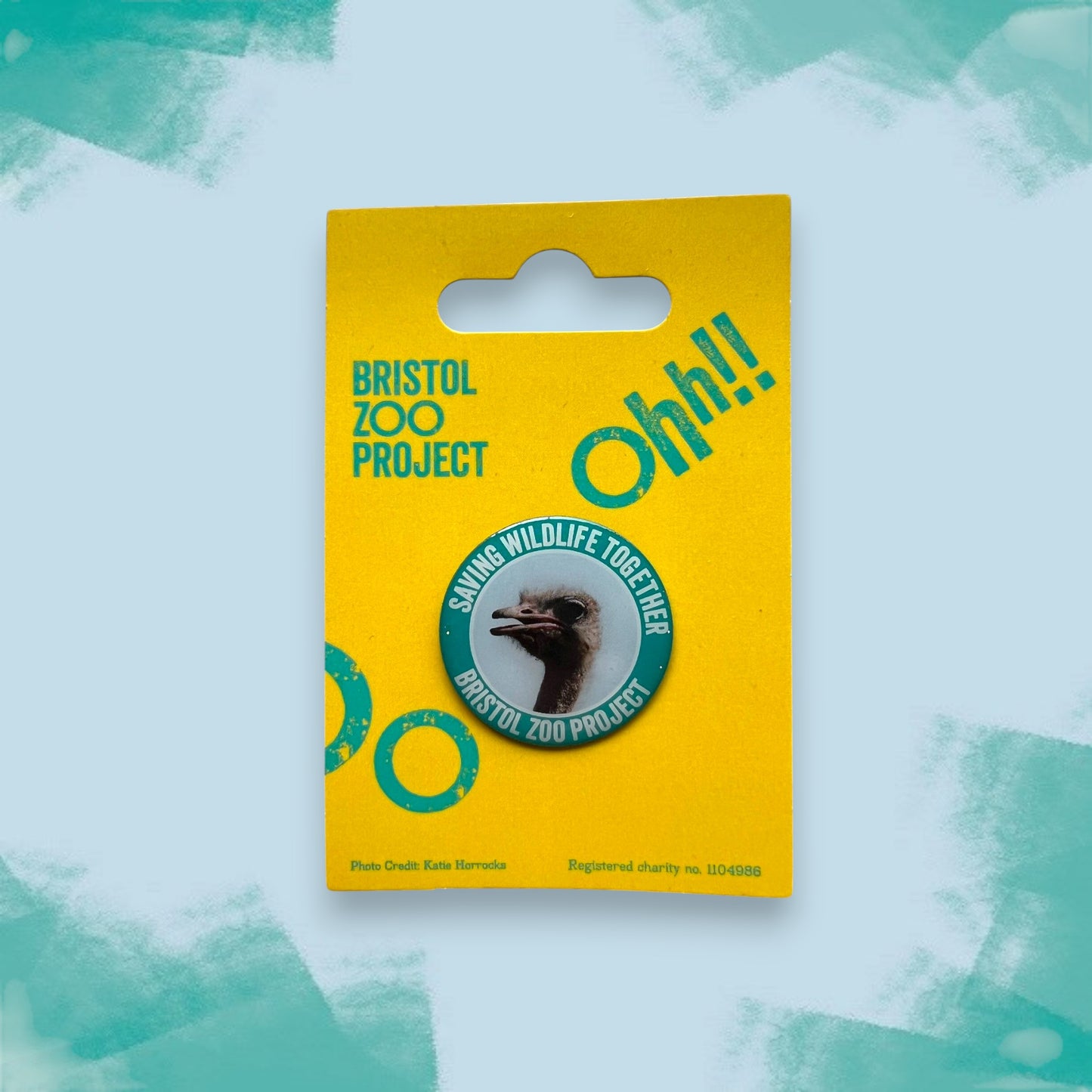 Bristol Zoo Project Pin Badge - Ostrich