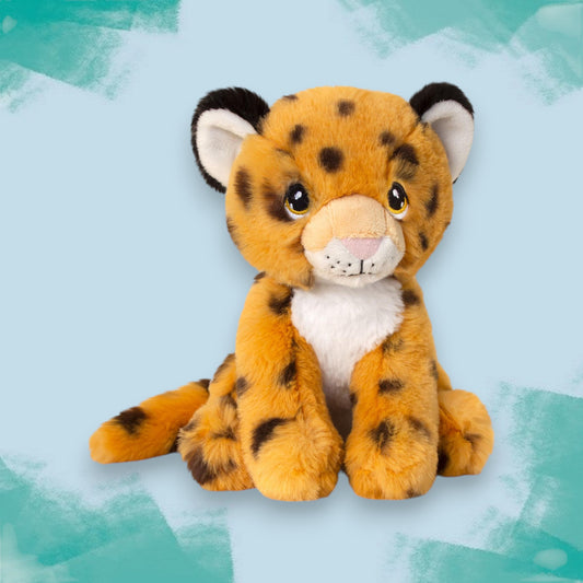 Sitting Cheetah Soft Toy