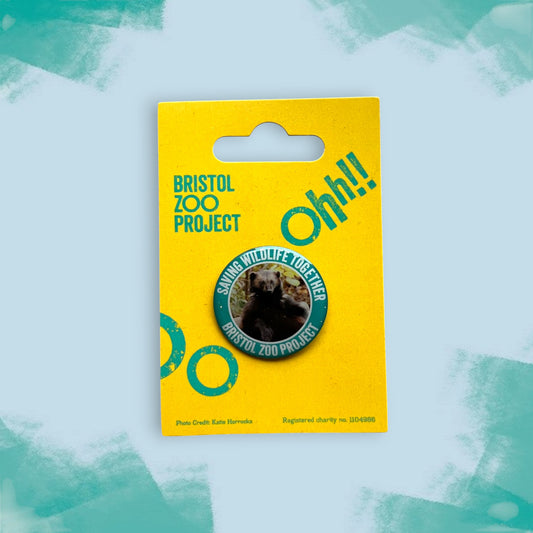 Bristol Zoo Project Pin Badge - Wolverine