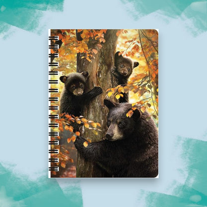 3D Bear and Cubs Notebook