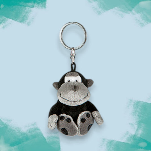 Gorilla Soft Toy Keyring Charm