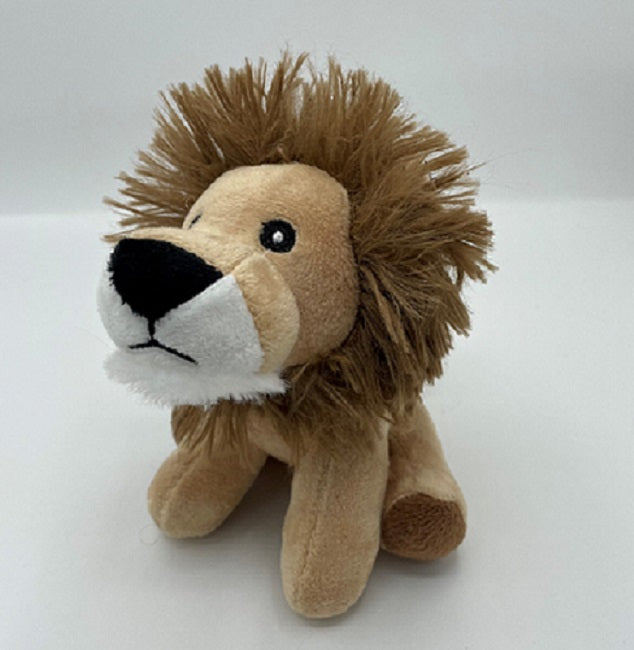 A mini lion soft toy with a spikey mane
