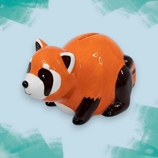 Red Panda Novelty Money Box