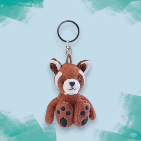 Red Panda Soft toy Keyring Charm