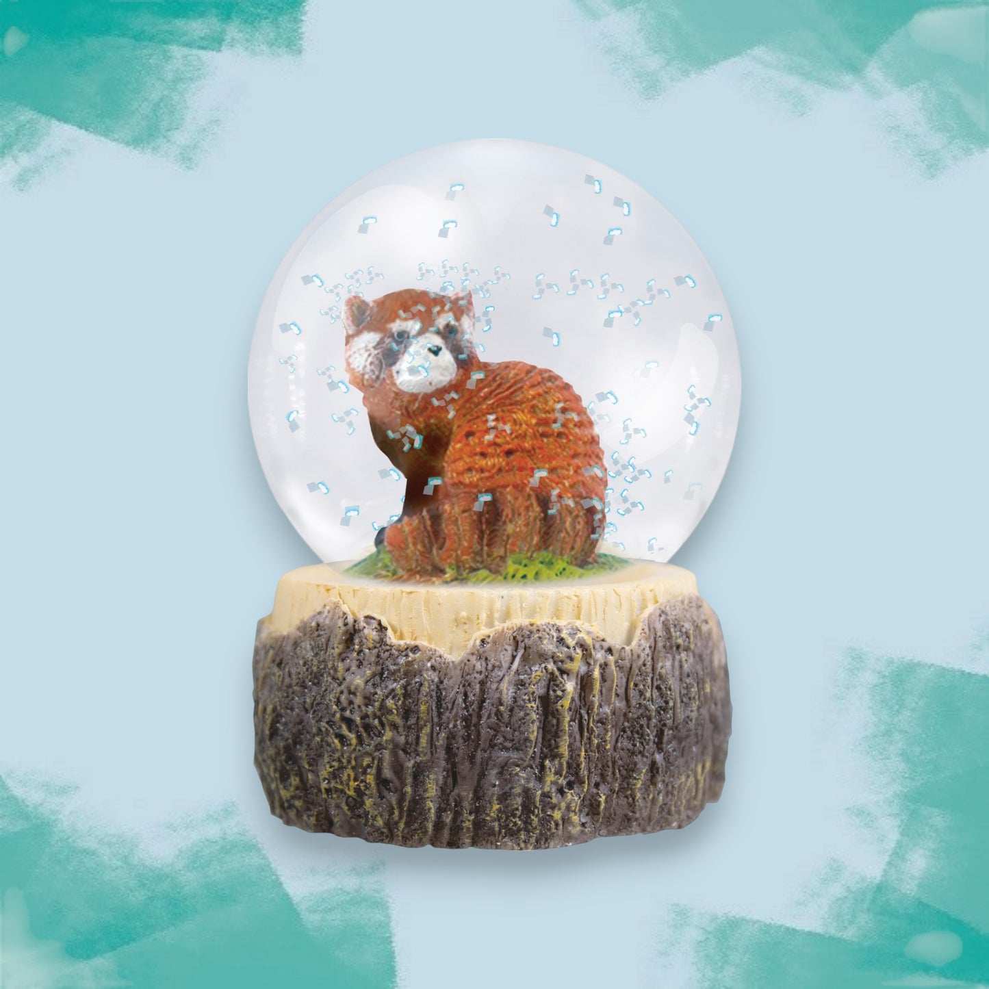 Red Panda Snow Globe