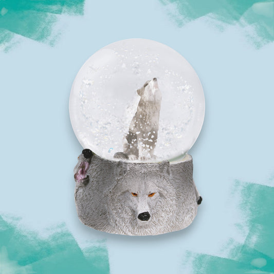Wolf Snow Globe
