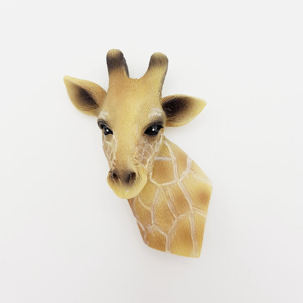 3D Resin magnet of a giraffe's head and neck